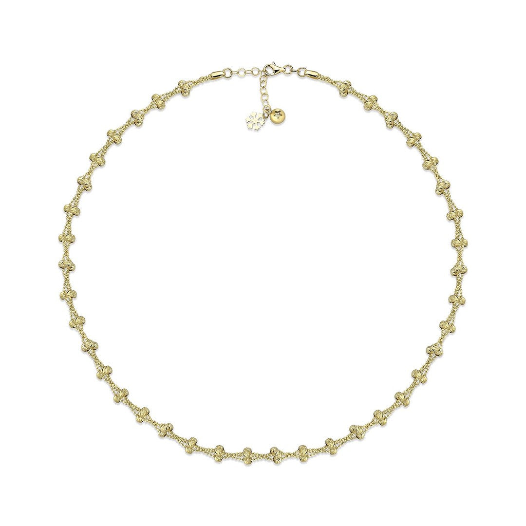 Tam Sıra Dorika Altın Kolye