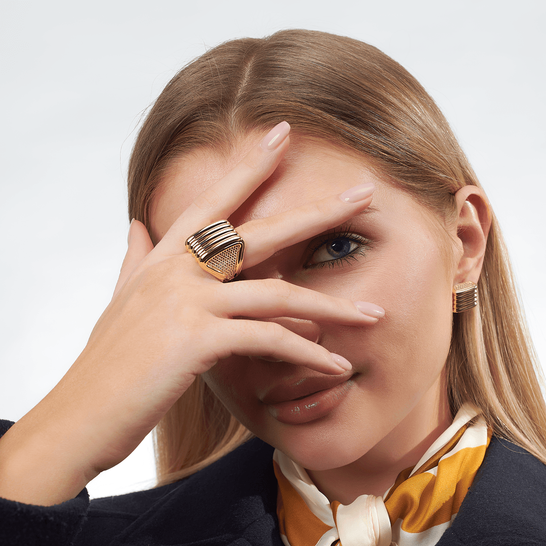 Vero Yüzük ve Küpe Set