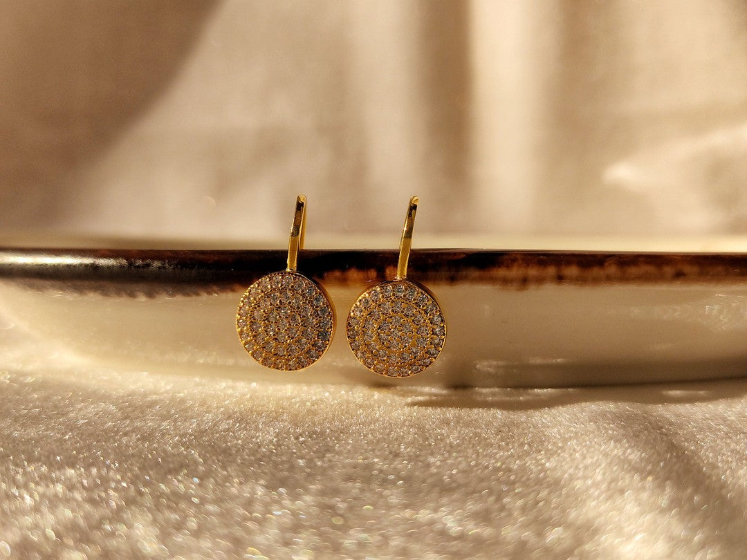 Şık Lever-Back Altın Küpe