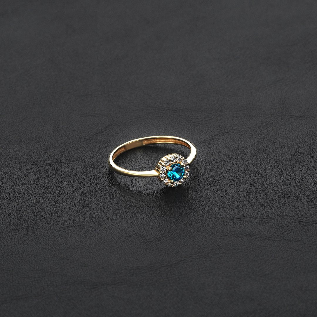 Elegant Minimal Altın Yüzük