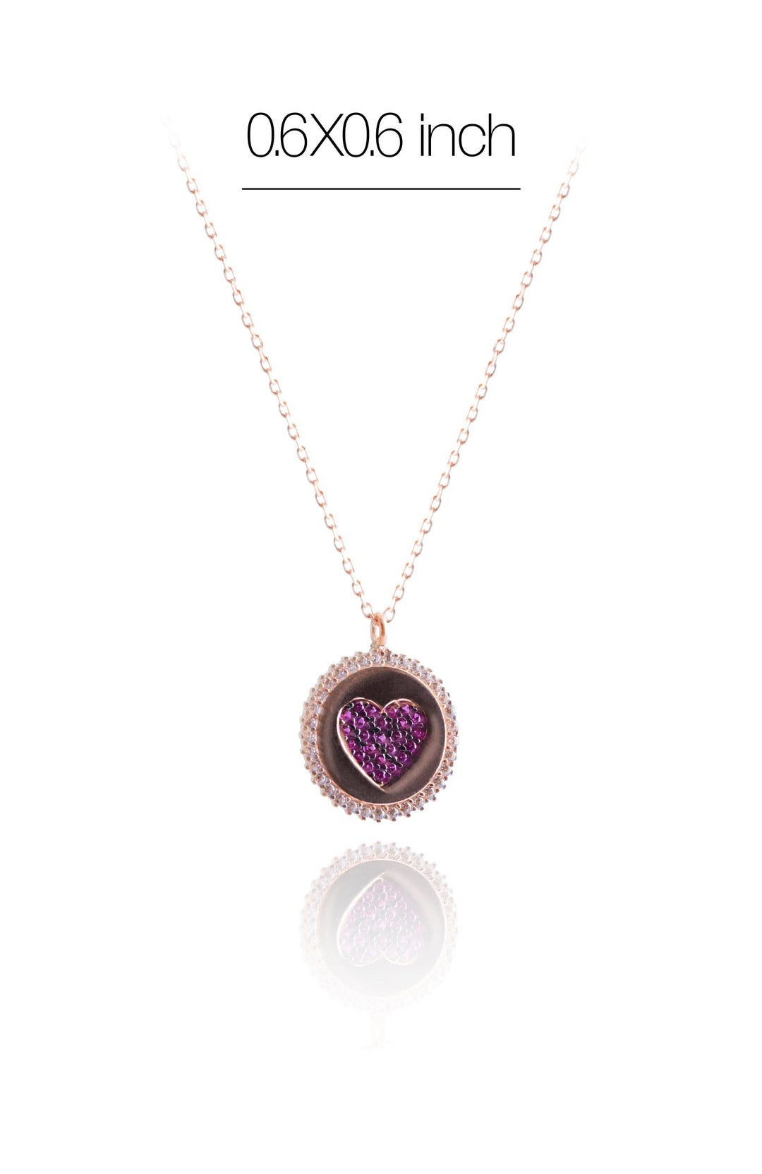 Zarif Kalp Altın Kolye