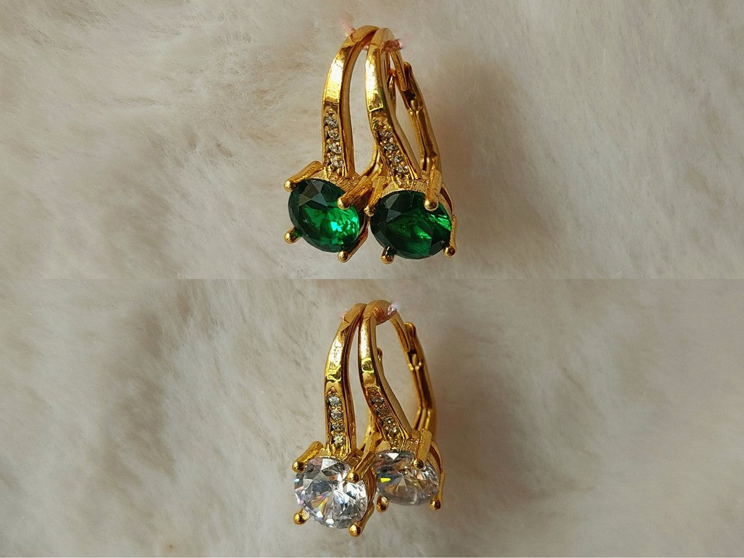 Elegant Lever-Back Altın Küpe