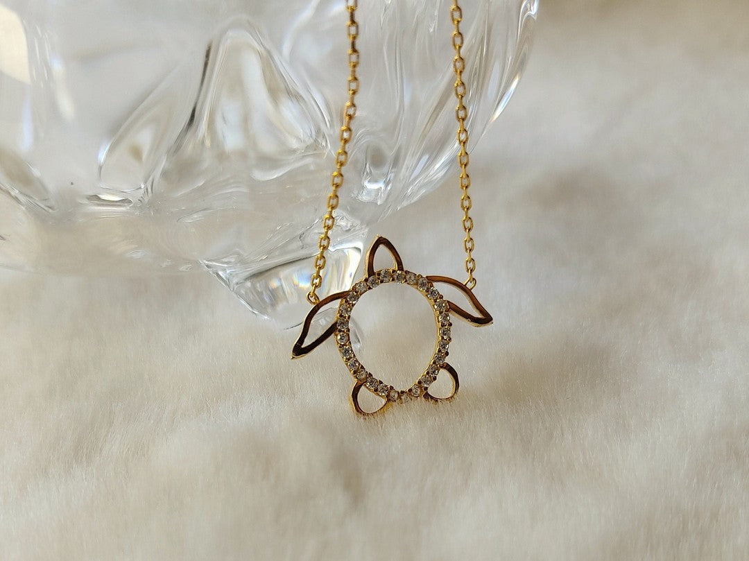 Kaplumbağa Altın Kolye