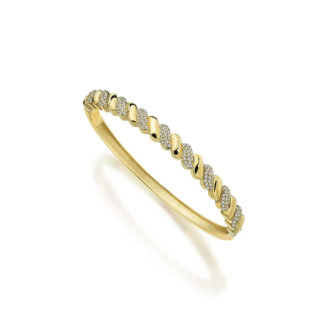 Luminoso Taşlı Altın Bileklik