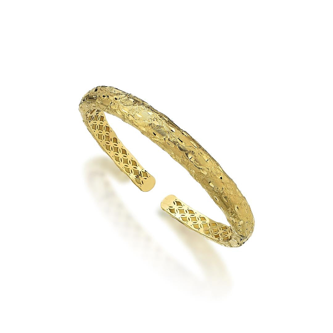 Sofisticato Dokulu Altın Bileklik